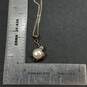 Bundle of 3 Sterling Silver Pearl Pendant Necklaces - 18.1g image number 5