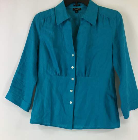 Talbots Long Sleeve Button Up Shirt image number 1
