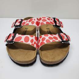Birkenstock Women's Open-Back Sandals in Two Tone Dots Pink/Red Sz 43 US 7.5 alternative image