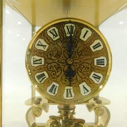 Vintage Kieninger & Obergfell Kundo Brass Mantle Clock Germany alternative image