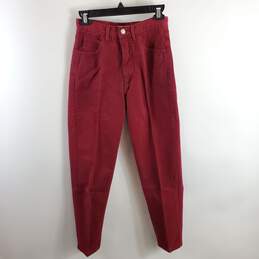 Vintage Guess By Marciano Women Red Jeans Sz 29