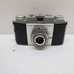 Vintage Kodak Pony 135 Film Camera with Leather Field Case alternative image