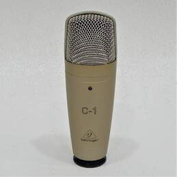 Behringer Brand C-1 Model Gold Condenser Microphone w/ Hard Case alternative image