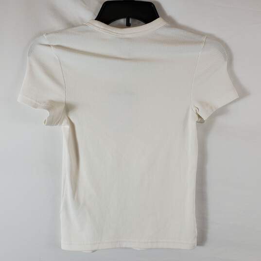 & Other Stories Women White Rib Tee XS NWT image number 2