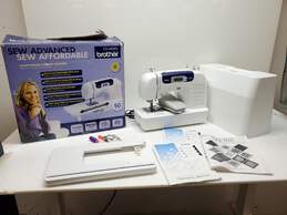 VTG. Brother Untested P/R CS-6000i Sewing Machine W/Manuals & Accs.