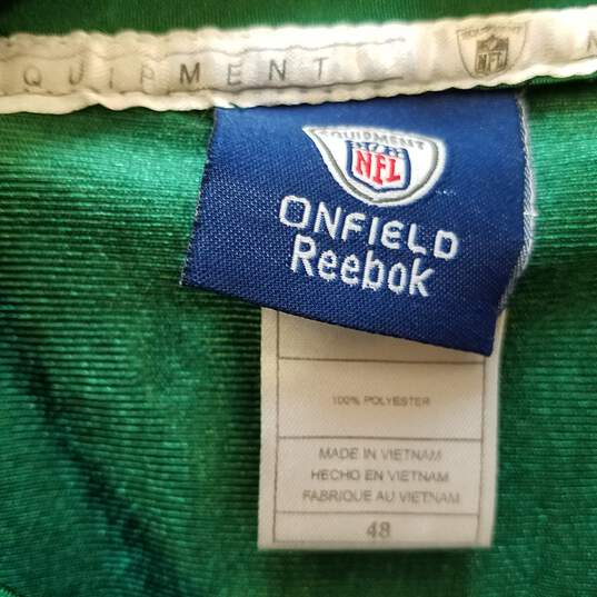 Mens Green New York Jets Mark Sanchez #6 Football NFL Jersey Size 48 image number 2