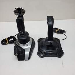 Lot of 2 PC Flight Sticks for PC Gaming