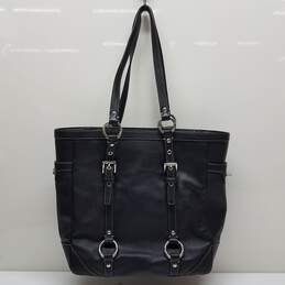 Coach Leatherware Gallery Black Leather Lunch Tote F11524 alternative image
