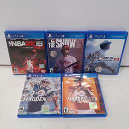 Sony PlayStation 4 Video Games Assorted 5pc Lot