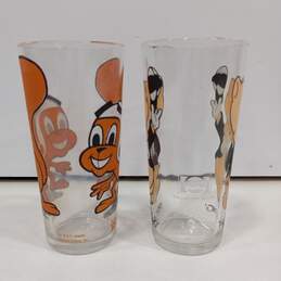 Vintage Porky Pig and Rocky the Flying Squirrel Glasses alternative image