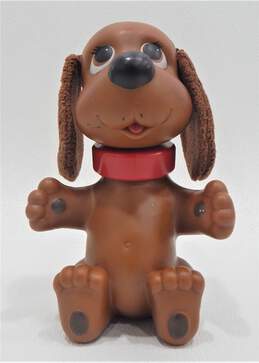Ideal CBS 1982 Brown Rub A Dub Doggie Swivel Neck-Bath Tub Doll