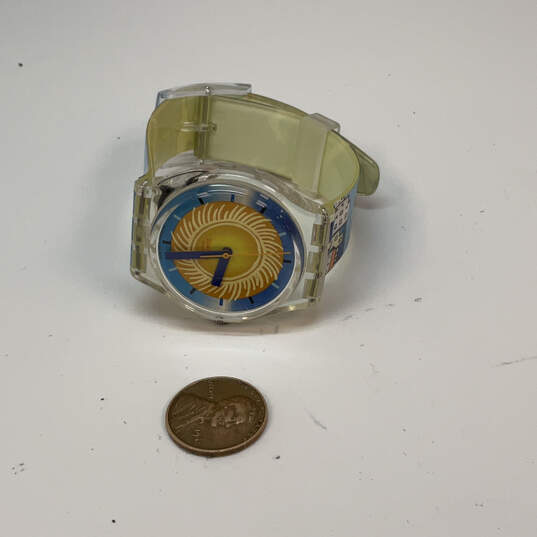 Designer Swatch Swiss Athens 2004 Olympic Game Adjustable Analog Wristwatch image number 3