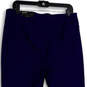 NWT Womens Blue So Slimming Brigitte Flat Front Pull-On Ankle Pants Size 2R image number 4