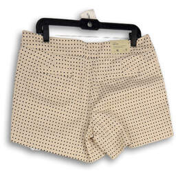 NWT Womens Beige Flat Front Pockets Pull-On City Fit Chino Shorts Size 10 alternative image