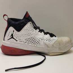Nike Air Jordan Flight Time White, Black, Red Sneakers 654272-123 Size 9.5