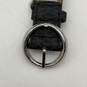 Michael Kors Womens Black Beige Signature Print Adjustable Waist Belt Size 2X image number 5