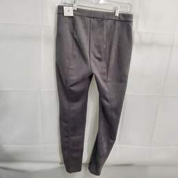 White House Black Market Women's The Legging Smoked Pearl Gray Ultra Suede Size 8R - NWT alternative image