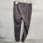 White House Black Market Women's The Legging Smoked Pearl Gray Ultra Suede Size 8R - NWT image number 2