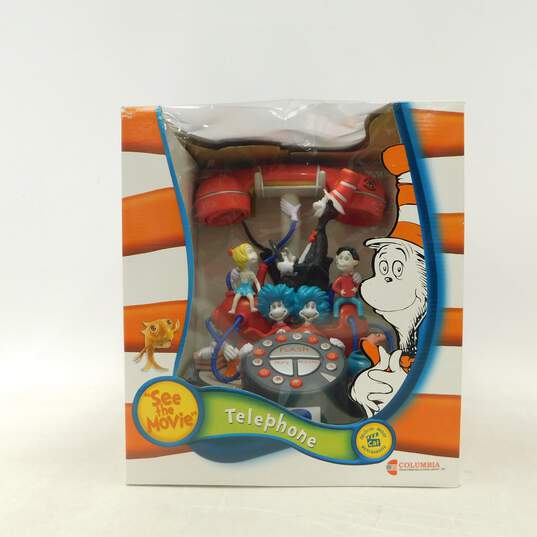 2003 Dr Seuss Cat In The Hat Telephone IOB image number 1