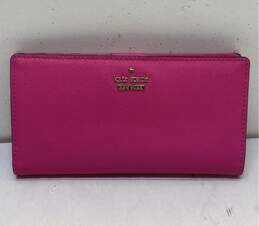 Kate Spade Saffiano Leather Cameron Street Stacy Wallet Pink