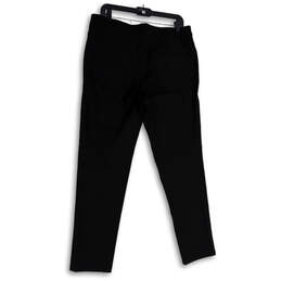 Womens Black Dark Wash Pockets Stretch Slim-Fit Skinny Leg Jeans Size 33 alternative image