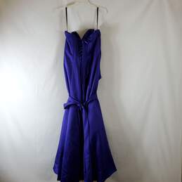 Alfred Angelo Women Purple Dress Sz 14 NWT alternative image