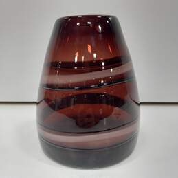 Vintage Blown Amythyst Glass Vase