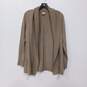L.L. Bean Sable Heather Cashmere Open Cardigan Women's Size S NWT image number 1