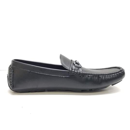 Guess Black Faux Leather Loafers Men US 11 image number 2