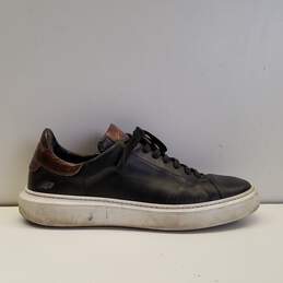 Goodman Black Leather Low Casual Sneakers US 11