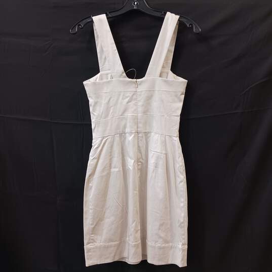 Women's French Connection White Mini Dress Sz 2 NWT image number 2