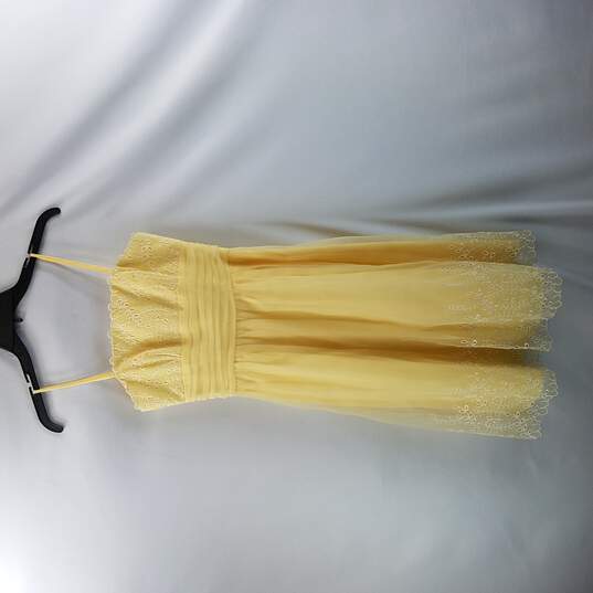 David's Bridal Women Yellow Dress2 image number 1