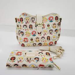 Loungefly Funko Pop! Disney Princess Circles Crossbody Bag & Wallet Set