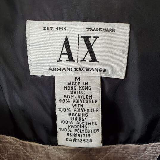 Armani Exchange Women Black Bomber Jacket M image number 3
