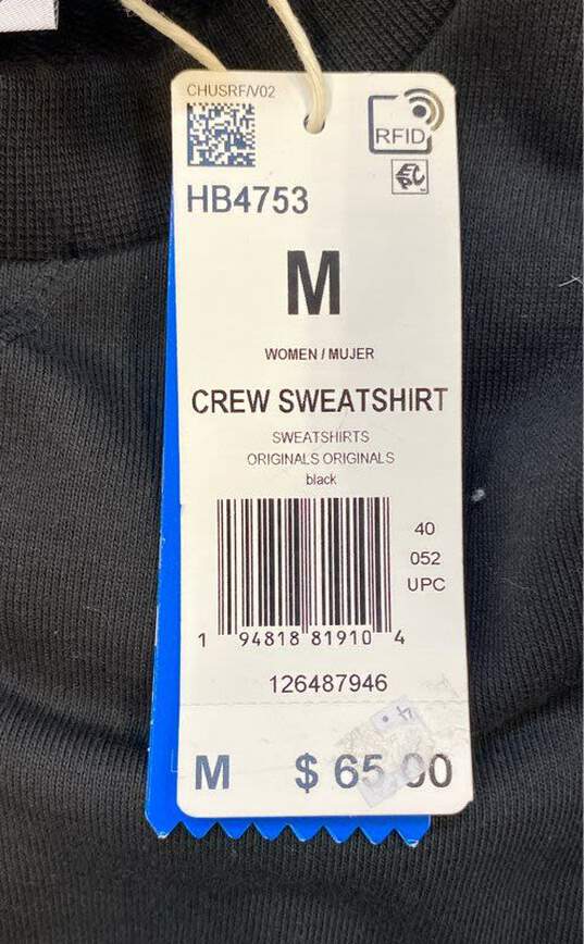 Adidas Black Crewneck Sweatshirt - Size Medium image number 6