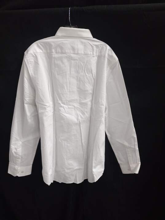 Express White Dress Shirt Men's Size L image number 2