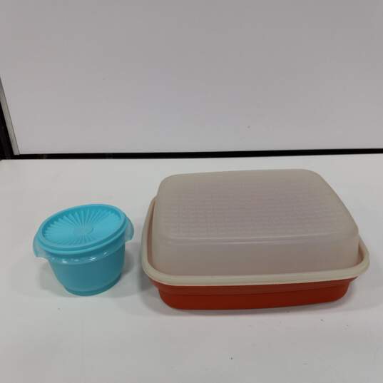 2PC Tupperware Kitchen Storage Containers w/ Lids image number 1