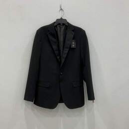 NWT Mens Black One Button Blazer And Pant Two Piece Suit Set Size 40 L alternative image