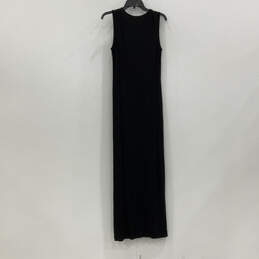 NWT Womens Black Round Neck Sleeveless Classic Pullover Maxi Dress Size 6 alternative image