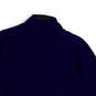 Womens Blue Mock Neck Long Sleeve Quilted Pullover Sweatshirt Size XL image number 4