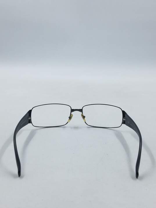 Ray-Ban Dark Silver Rectangle Eyeglasses image number 3