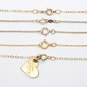 Bundle of 5 Gold Fill Pendant Necklaces - 35.7g image number 4