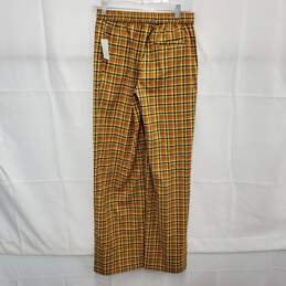 NWT Urban Outfitters Yellow & Black Plaid Trousers Size XS / 31 alternative image