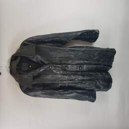 Maxam Black Genuine Leather Womens Jacket LG