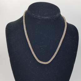 Sterling Silver Unique Link 17.5" Chain Necklace 35.1g