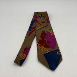 The Beatles Mens Multicolor Silk Adjustable Four In Hand Pointed Necktie 56"