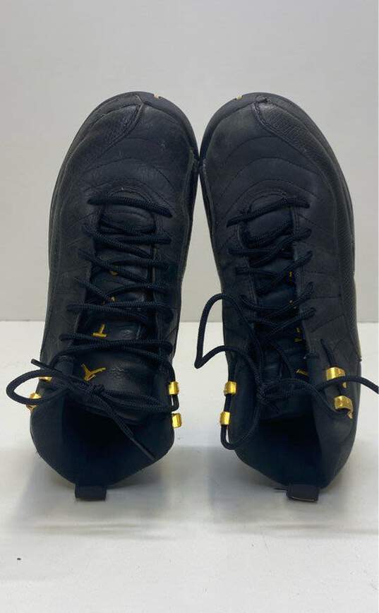 Jordan Nike Air Jordan 12, "Black Taxi" Black Athletic Shoe Men 6.5 image number 5