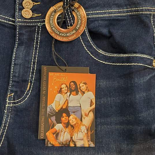 Copper Flash Women Blue Bootcut Jeans Sz 14 NWT image number 5