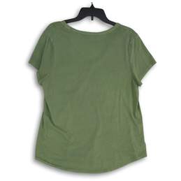 GAP Womens Green V-Neck Short Sleeve Pullover T-Shirt Size XL alternative image