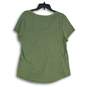 GAP Womens Green V-Neck Short Sleeve Pullover T-Shirt Size XL image number 2